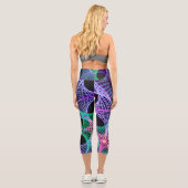 Blume Capri Leggings (Rückseite)
