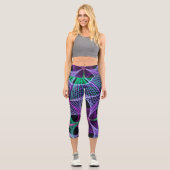 Blume Capri Leggings (Vorderseite)