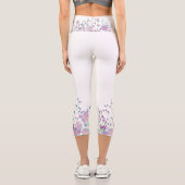 Blume Capri Leggings (Rückseite)