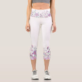 Blume Capri Leggings (Vorderseite)
