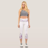 Blume Capri Leggings (Vorderseite)