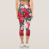 Blume Capri Leggings (Rückseite)