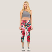 Blume Capri Leggings (Vorderseite)