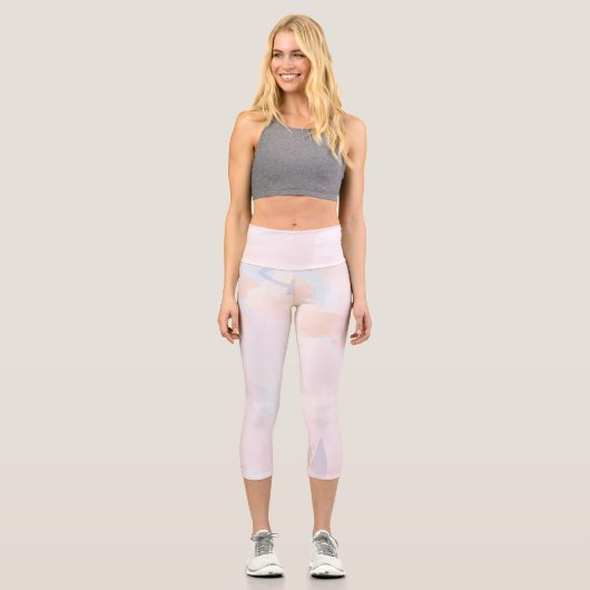Blume Capri Leggings (Vorderseite)