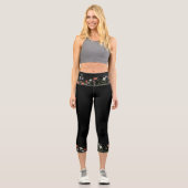 Blume Capri Leggings (Vorderseite)