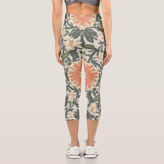 Blume Capri Leggings (Rückseite)