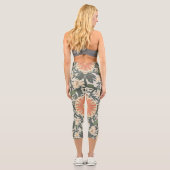 Blume Capri Leggings (Rückseite)