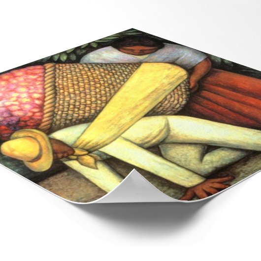 Blume Carrier - Diego Rivera Poster (Ecke)