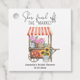 Blume Cart Brautparty Geschenkanhänger