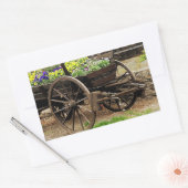 Blume Cart Rechteckiger Aufkleber (Umschlag)