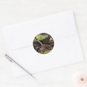 Blume Cart Runder Aufkleber (Umschlag)
