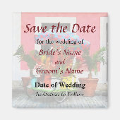 Blume Cart San Juan Save the Date Magnet (Vorne)