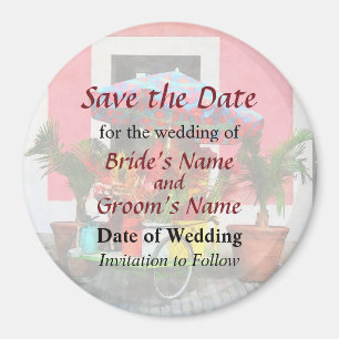 Blume Cart San Juan Save the Date Magnet