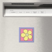 Blume Cartoon Kühlschrankmagnet (In Situ (Geschirrspüler))