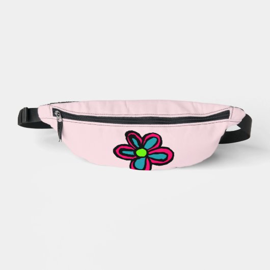 Blume Cartoon Statuette Bauchtasche (Vorderseite)