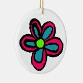 Blume Cartoon Statuette Keramik Ornament (Rechts)