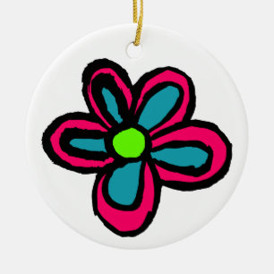 Blume Cartoon Statuette Keramik Ornament