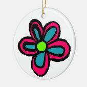 Blume Cartoon Statuette Keramik Ornament (Links)