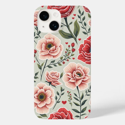 Blume Case-Mate iPhone Hülle (Rückseite)