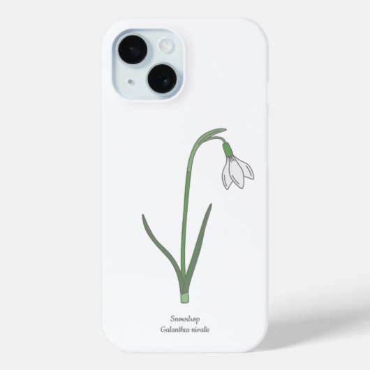 Blume Case-Mate iPhone Hülle (Rückseite)