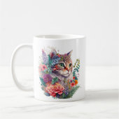 Blume Cat #1 Kaffeetasse (Links)