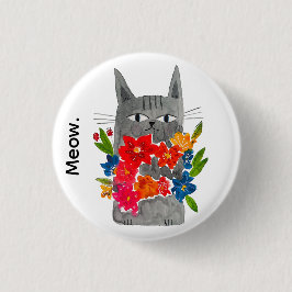 Blume Cat Button