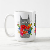 Blume Cat Kaffeetasse (Links)