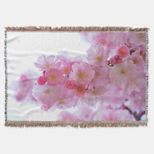 Blume Cherry Tree Decke (Vorderseite)