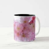 Blume Cherry Tree Zweifarbige Tasse (VorderseiteRechts)