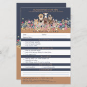 Blume Chic Hunde (Vorne/Hinten)