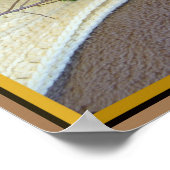 Blume Chihuahua Poster (Ecke)