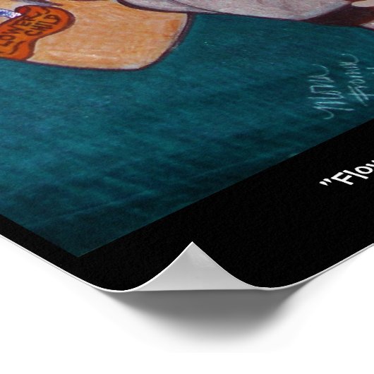 "Blume Child" Poster (Ecke)