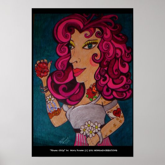 "Blume Child" Poster (Vorne)