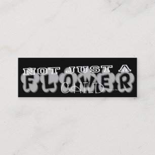 Blume Child - Social Media Personal Card Mini Visitenkarte