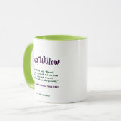 Blume Children Collection Pussy Willow Tasse (Vorderseite Links)