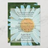 Blume Christliche Hochzeit Einladung (Vorne/Hinten)