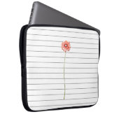 Blume Chrysanthemum Red Computer Laptop Sleeve (Vorne Rechts)