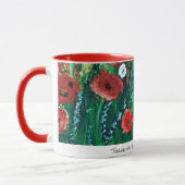 Blume Coffee Cup für ihr akryllisches Malgeschenk Tasse (Links)