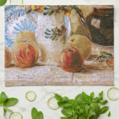 Blume Coffeepot und Frucht Van Gogh Kunstkunst Handtuch (Gefaltet)