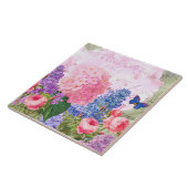 Blume Collage French Accent Keramik Tile Fliese (Seite)