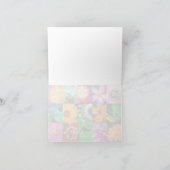 Blume Collage Garden Blumenblume Jeder Anlass Leer Karte (Innenseite)
