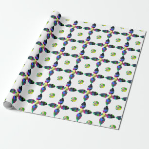 Blume Color Art Illustration Geschenkpapier