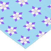 Blume Columbine Kurzer Tischläufer (Ecke)