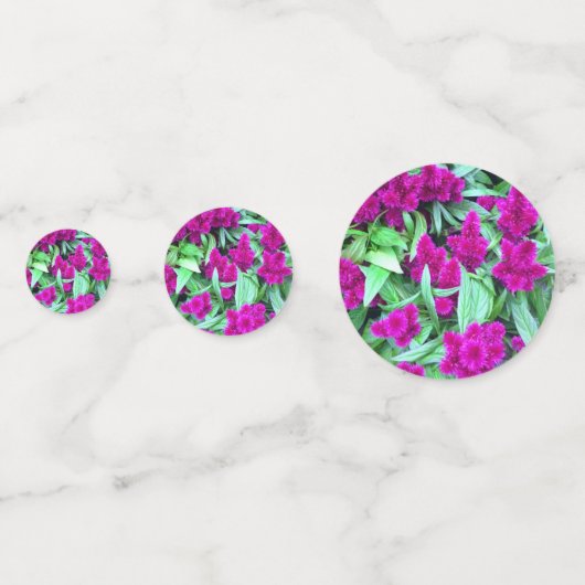 Blume Confetti Konfetti (Rückseiten)