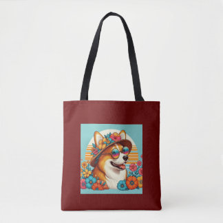 Blume Corgi Tasche