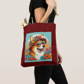 Blume Corgi Tasche (Von Nahem)