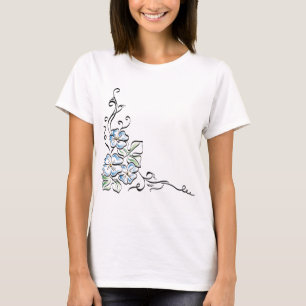 Blume Corner Blume Natur Schöne Blume Pflanze T-Shirt