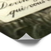 Blume Cornucopia Poisson d'avril Poster (Ecke)