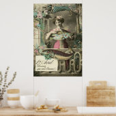 Blume Cornucopia Poisson d'avril Poster (Küche)