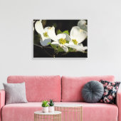 Blume Cornus florida Leinwanddruck (Insitu (Wohnzimmer))